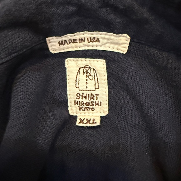 Hiroshi Kato Navy XXL - Made in USA - Picture 3 of 5